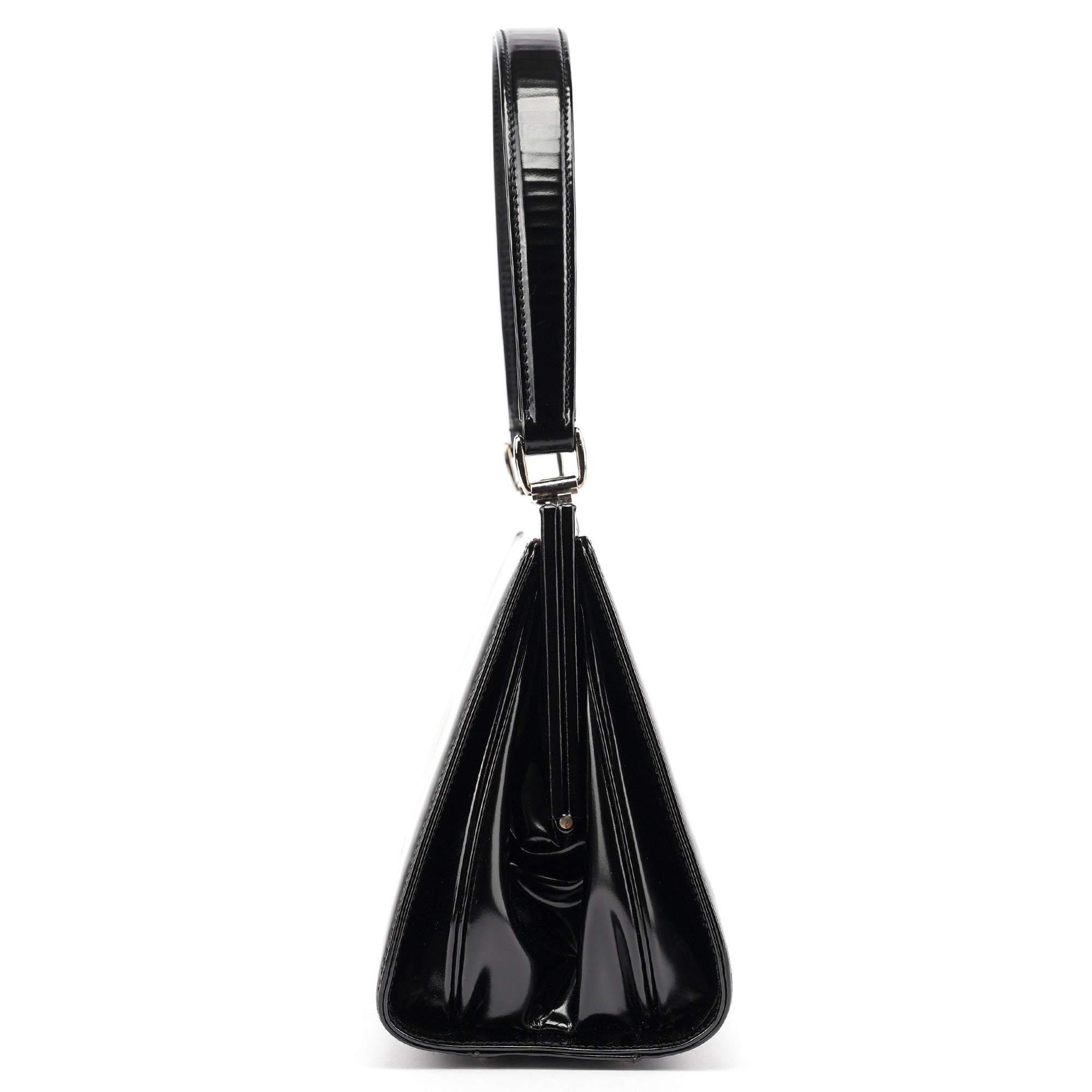Black Calfskin Clutch Handbag