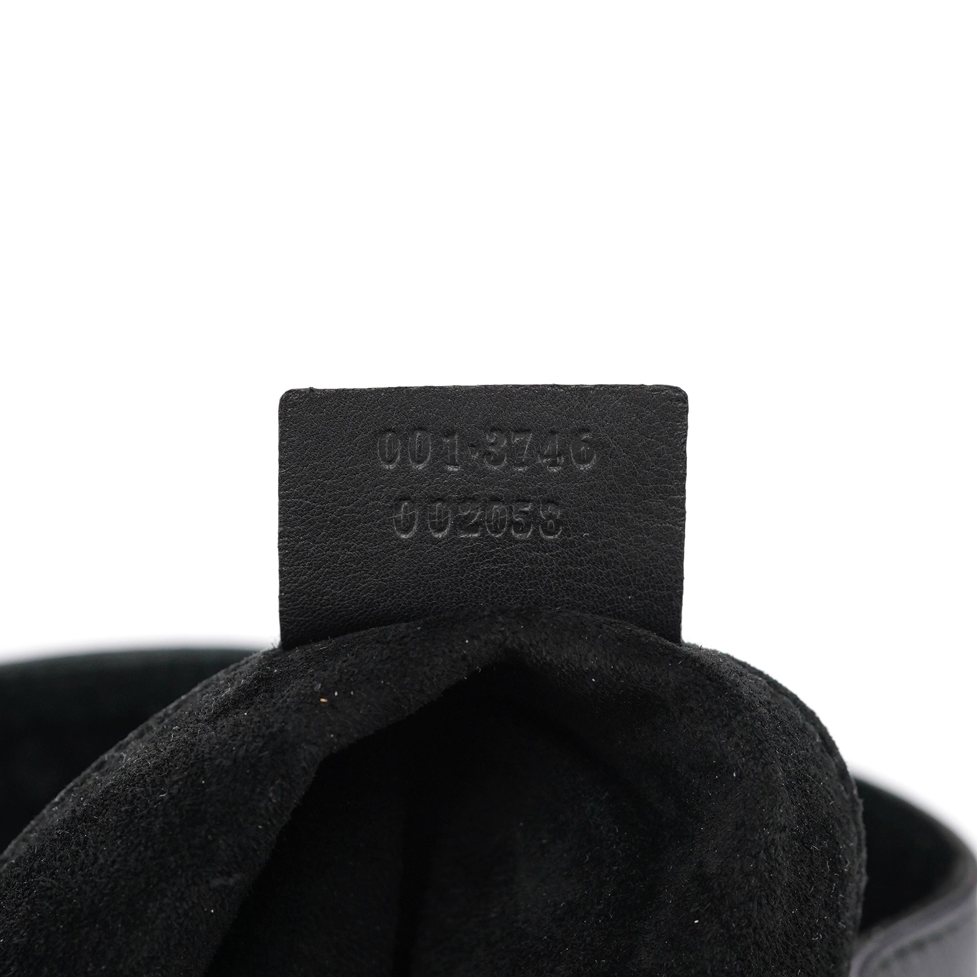Black Calfskin Drawstring Shoulder Bag
