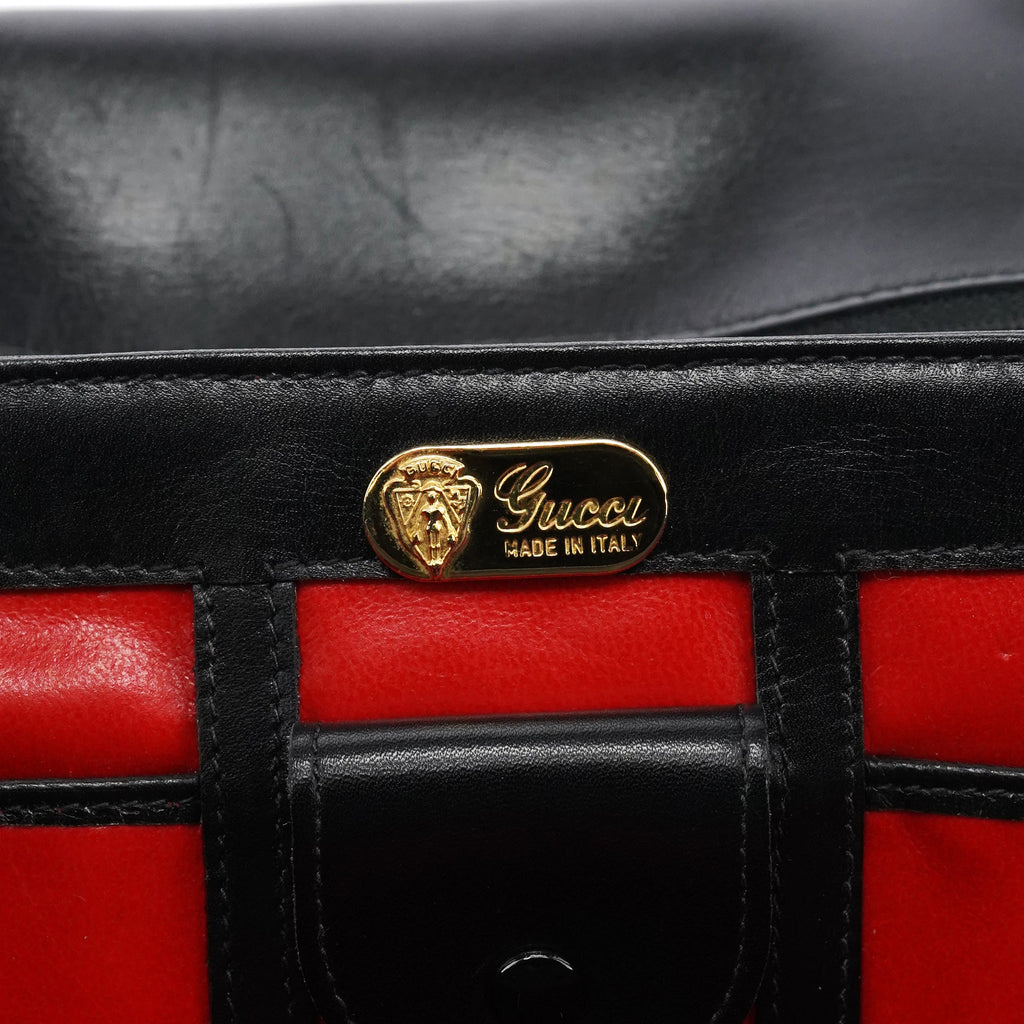 Black Calfskin G Shoulder Bag