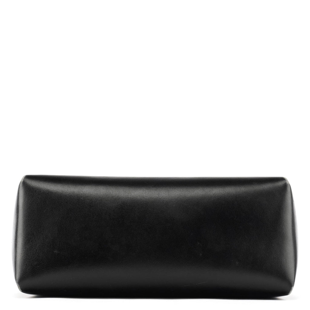 Black Calfskin G Shoulder Bag
