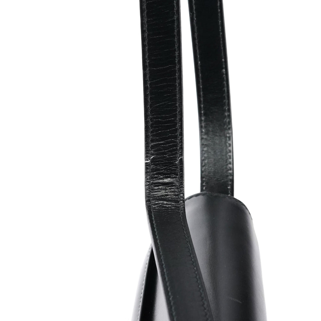 Black Calfskin GG Shoulder Bag