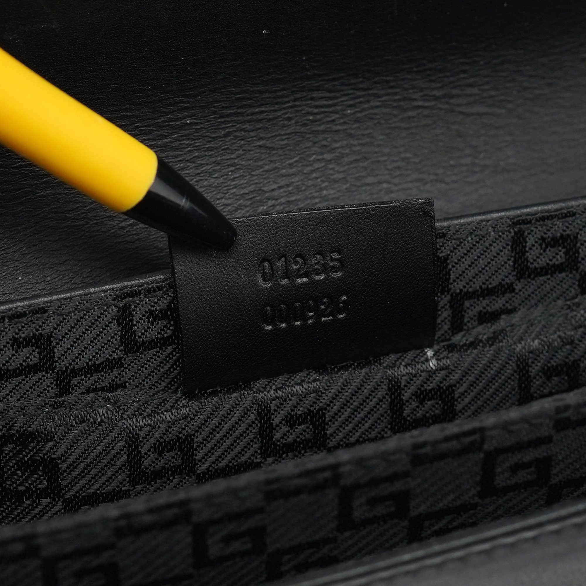 Black Calfskin Hobo Shoulder Bag