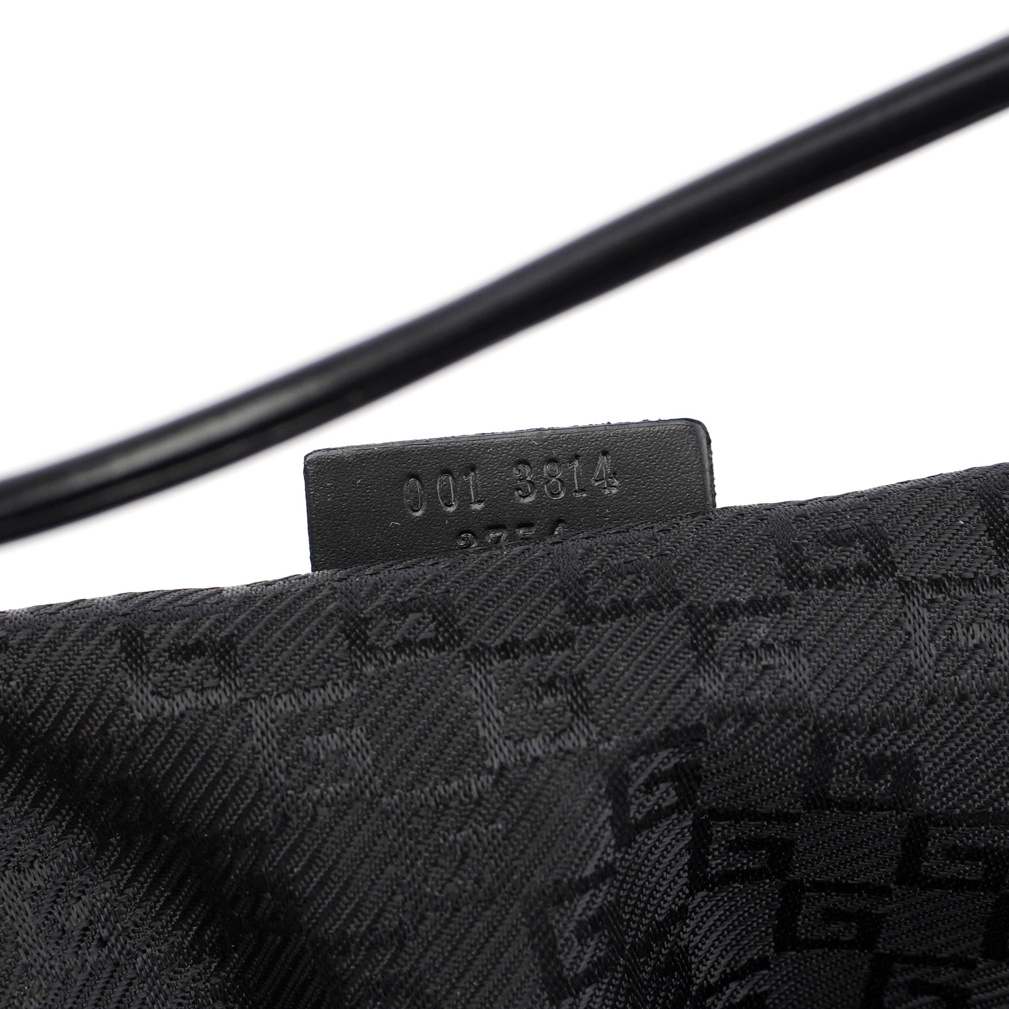 Black Calfskin Hobo Shoulder Bag