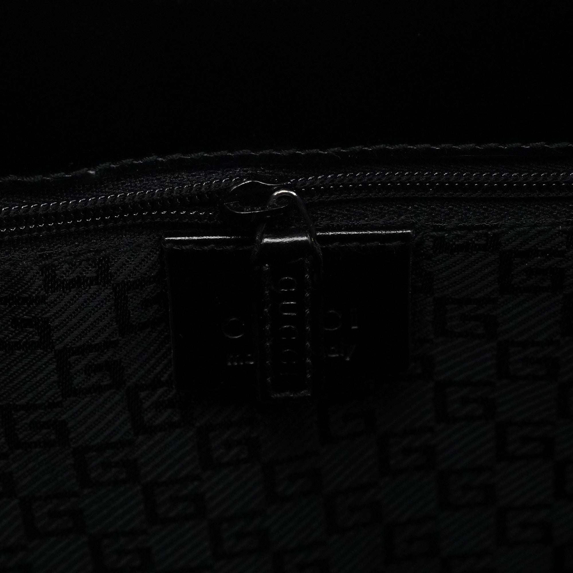 Black Calfskin Jackie Shoulder Bag