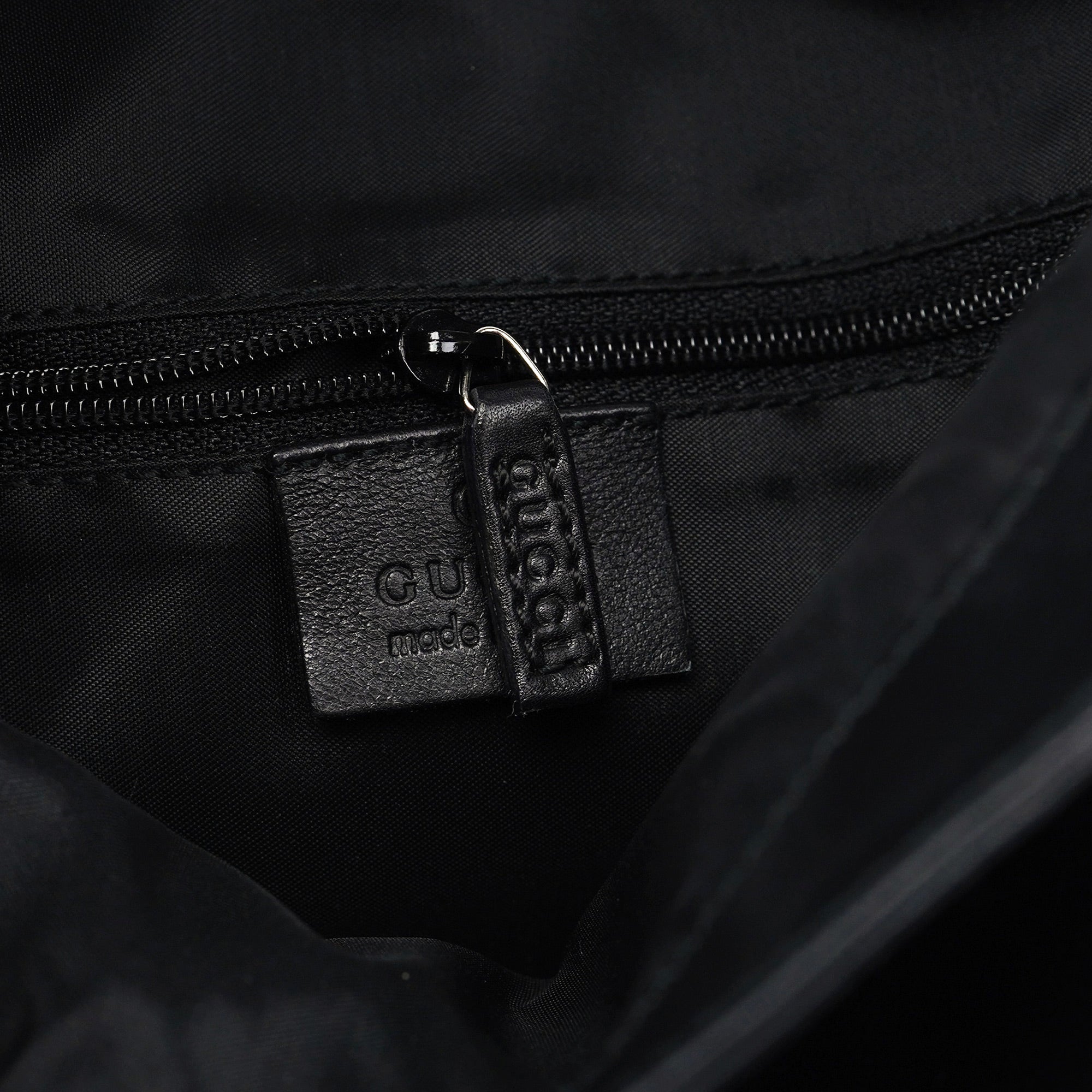 Black Calfskin Jackie Shoulder Bag
