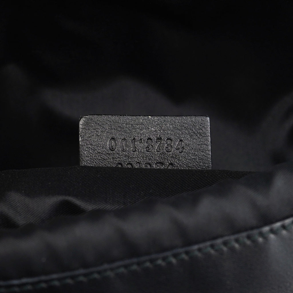 Black Calfskin Jackie Shoulder Bag