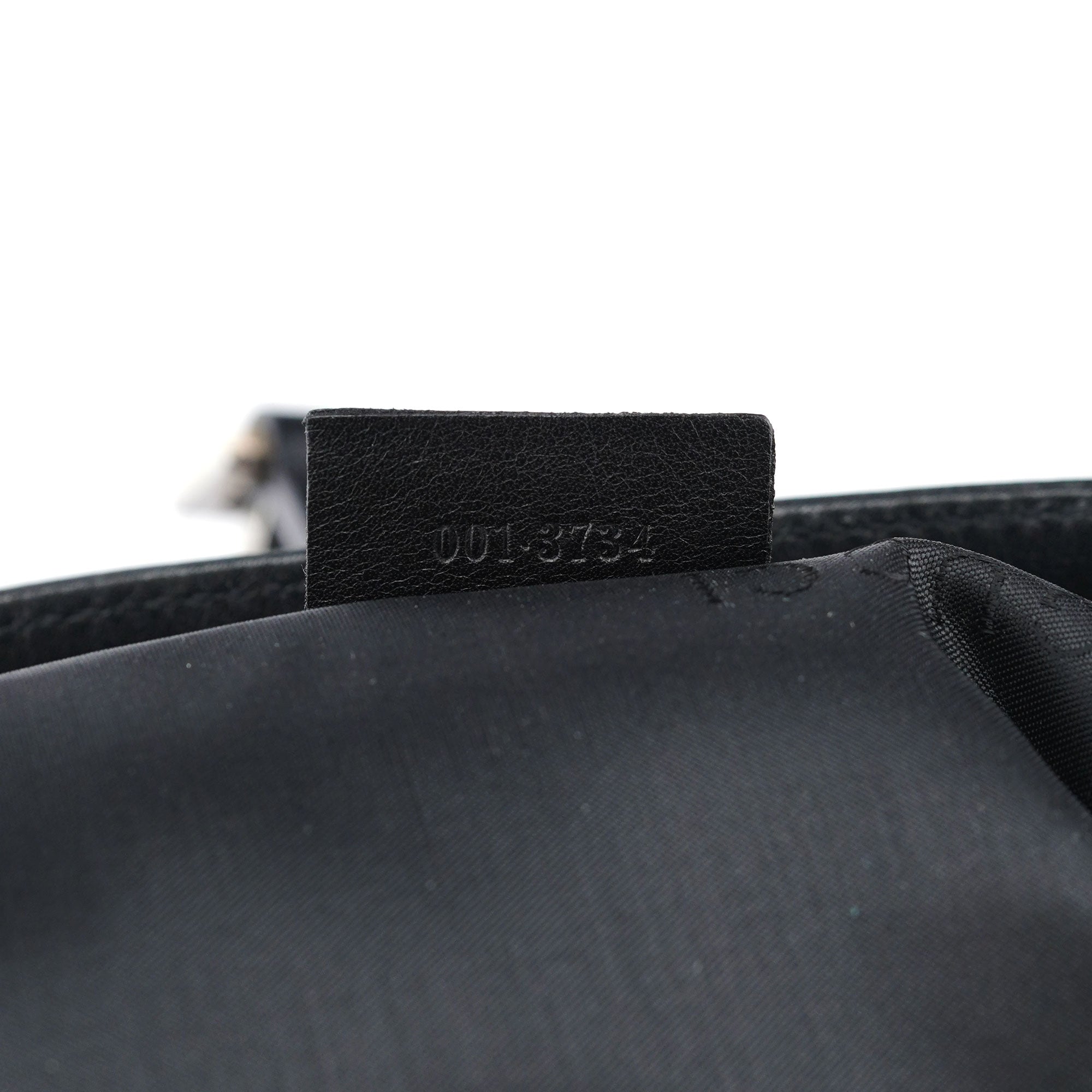 Black Calfskin Jackie Shoulder Bag