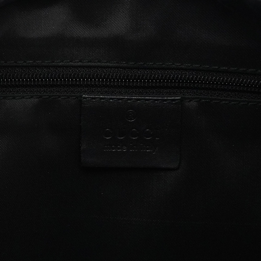 Black Calfskin Leather Shoulder Bag
