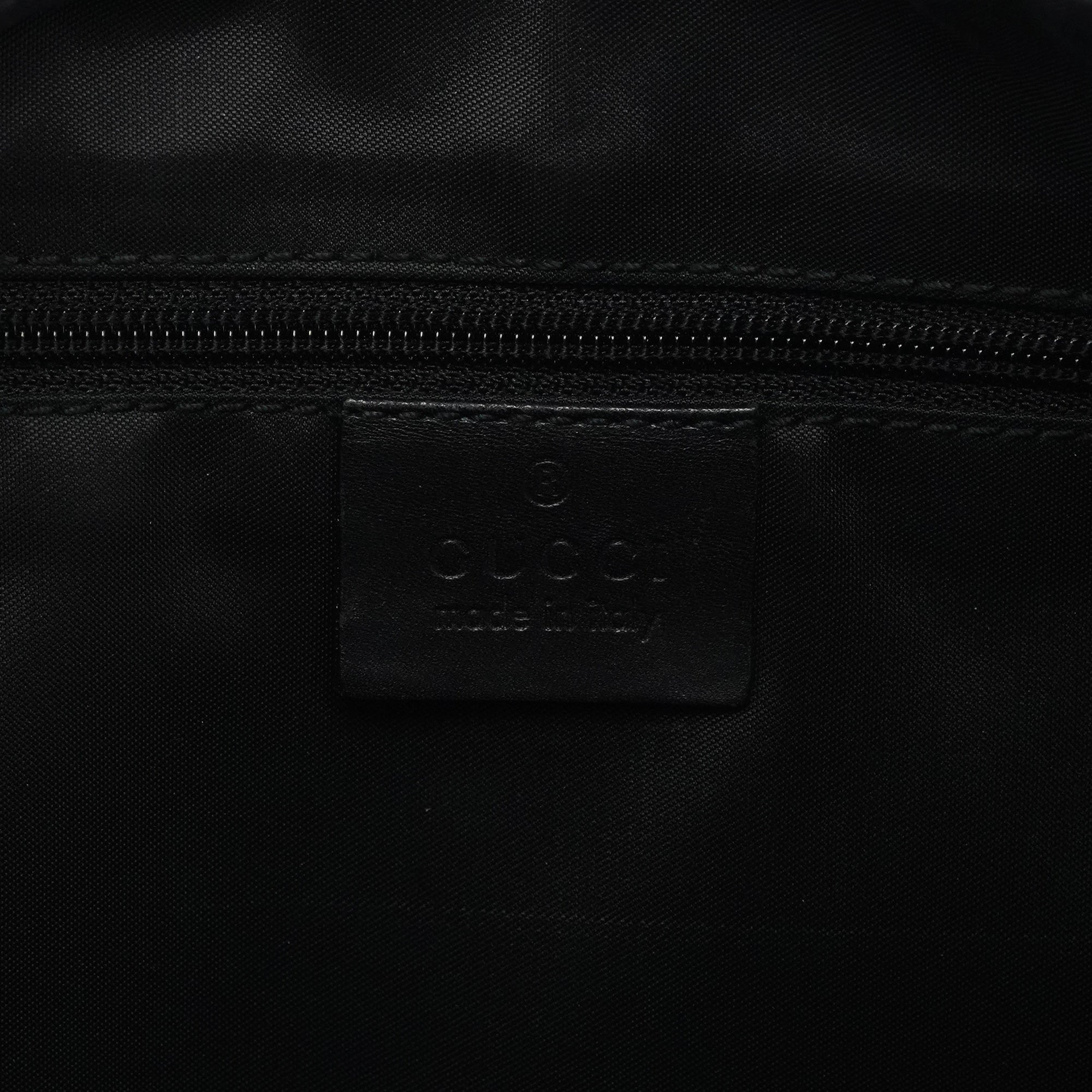 Black Calfskin Leather Shoulder Bag