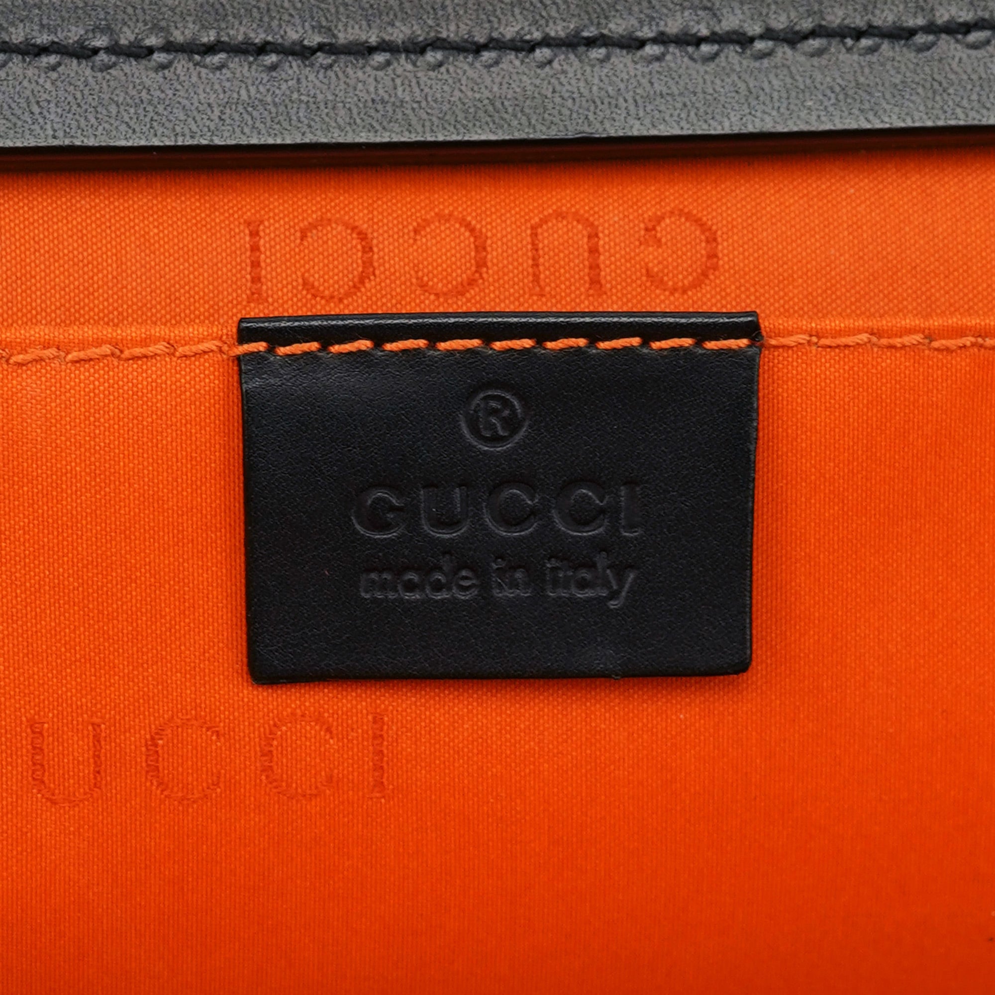 Black Calfskin Shoulder Bag