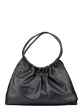Black Calfskin Shoulder Bag