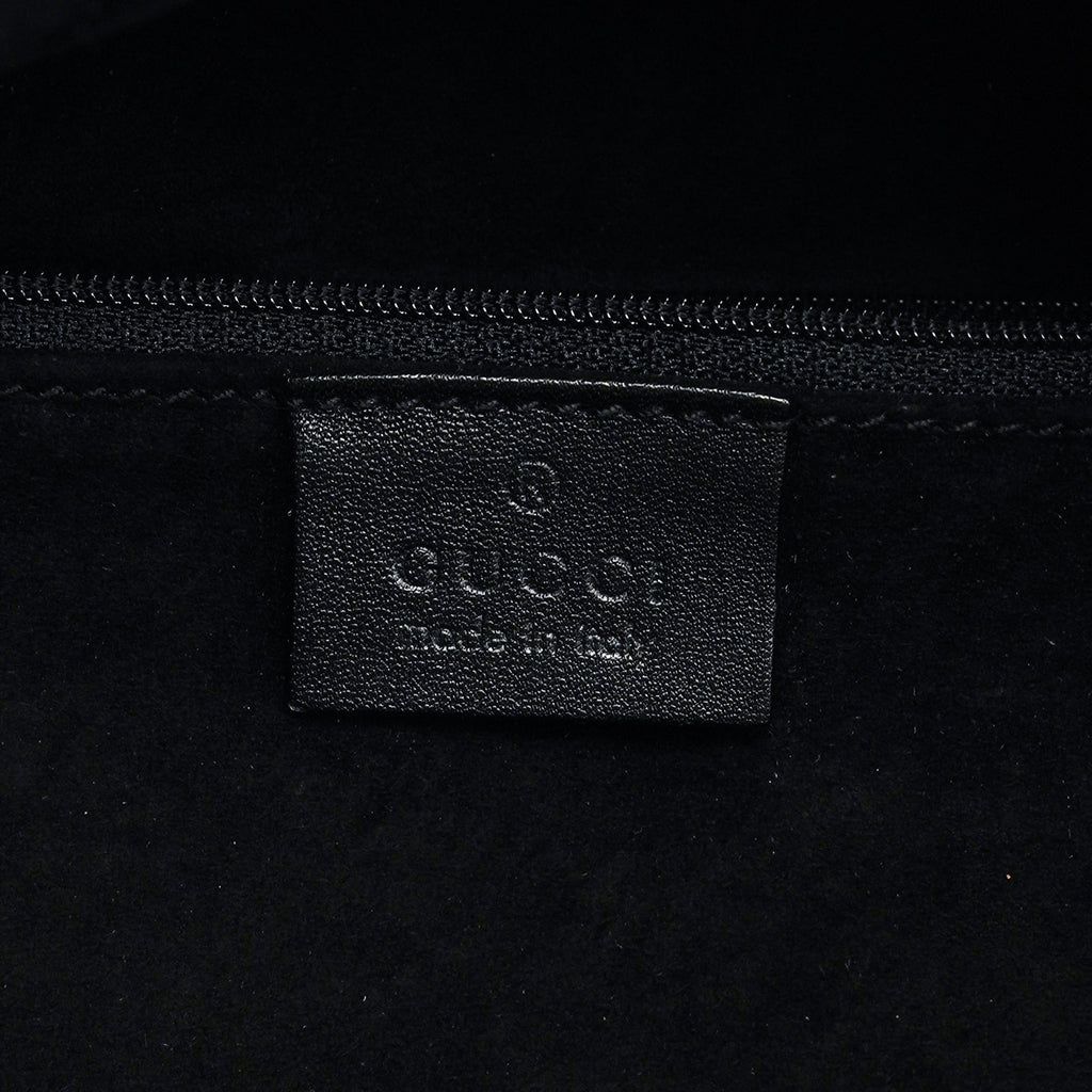 Black Calfskin Shoulder Bag