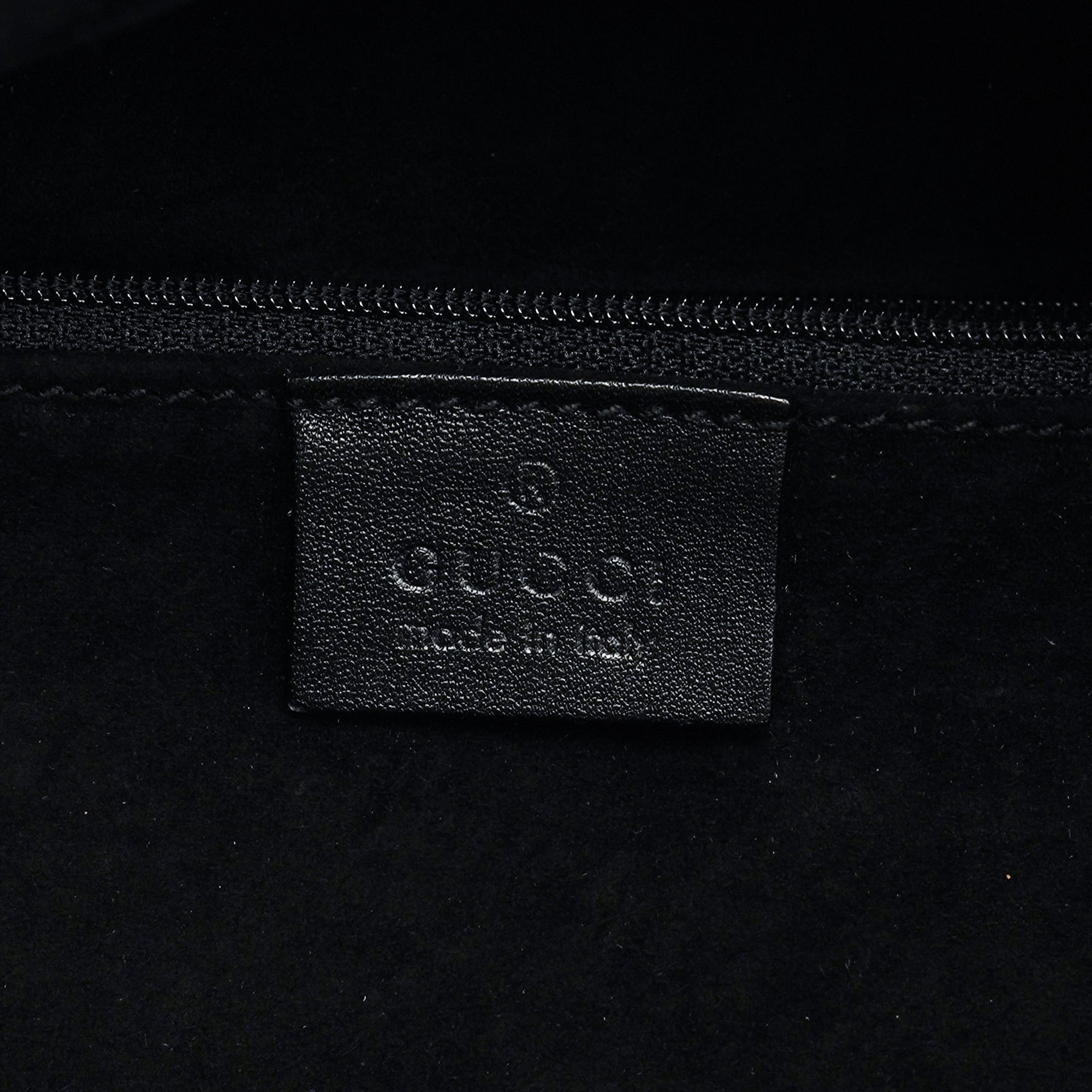 Black Calfskin Shoulder Bag