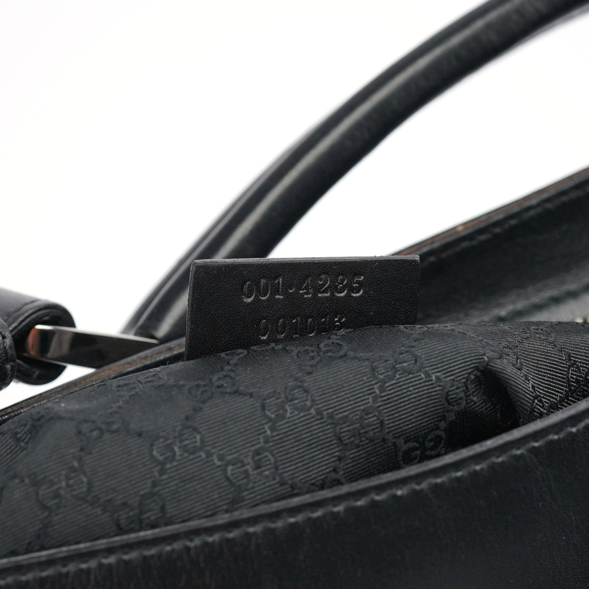 Black Calfskin Shoulder Bag