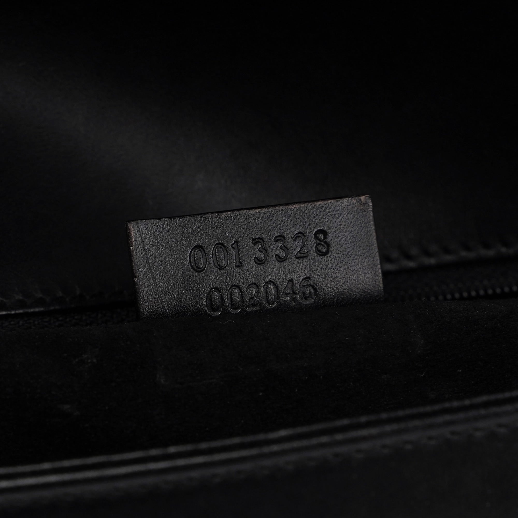 Black Calfskin Shoulder Bag