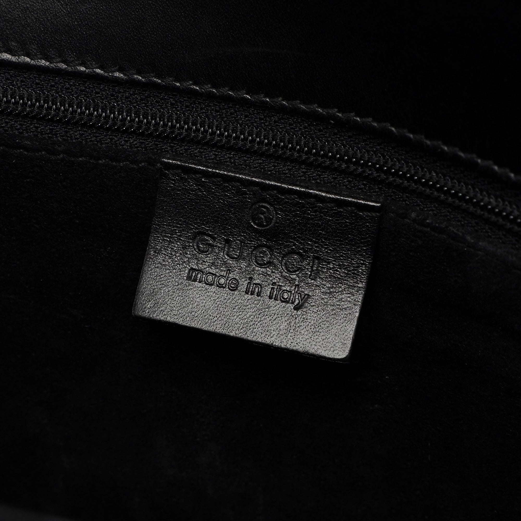 Black Calfskin Shoulder Bag
