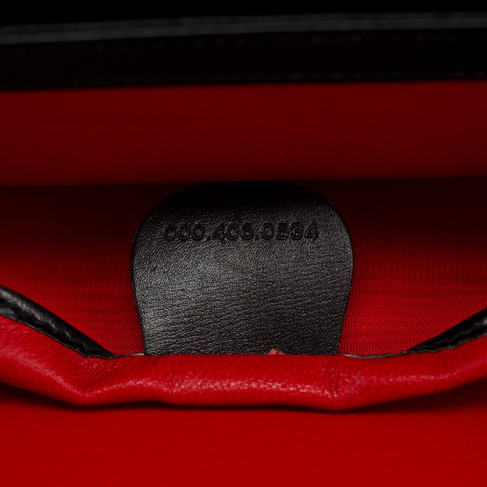 Black Calfskin Square G 2-Way Bag