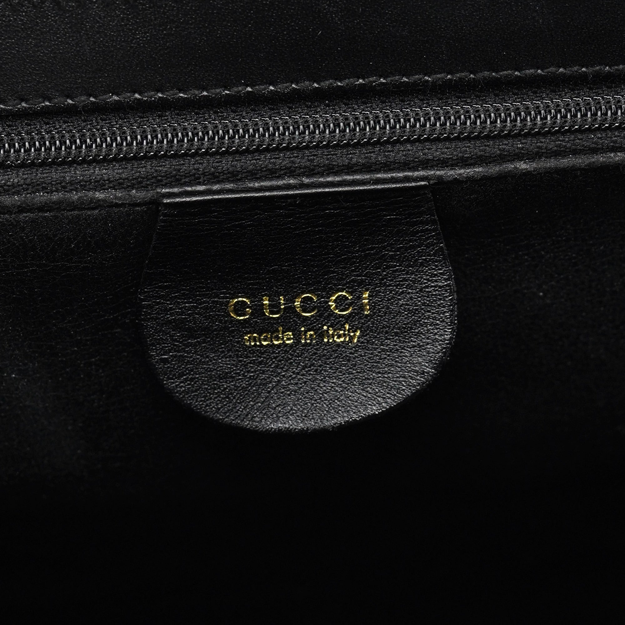 Black Calfskin Square G Shoulder Bag