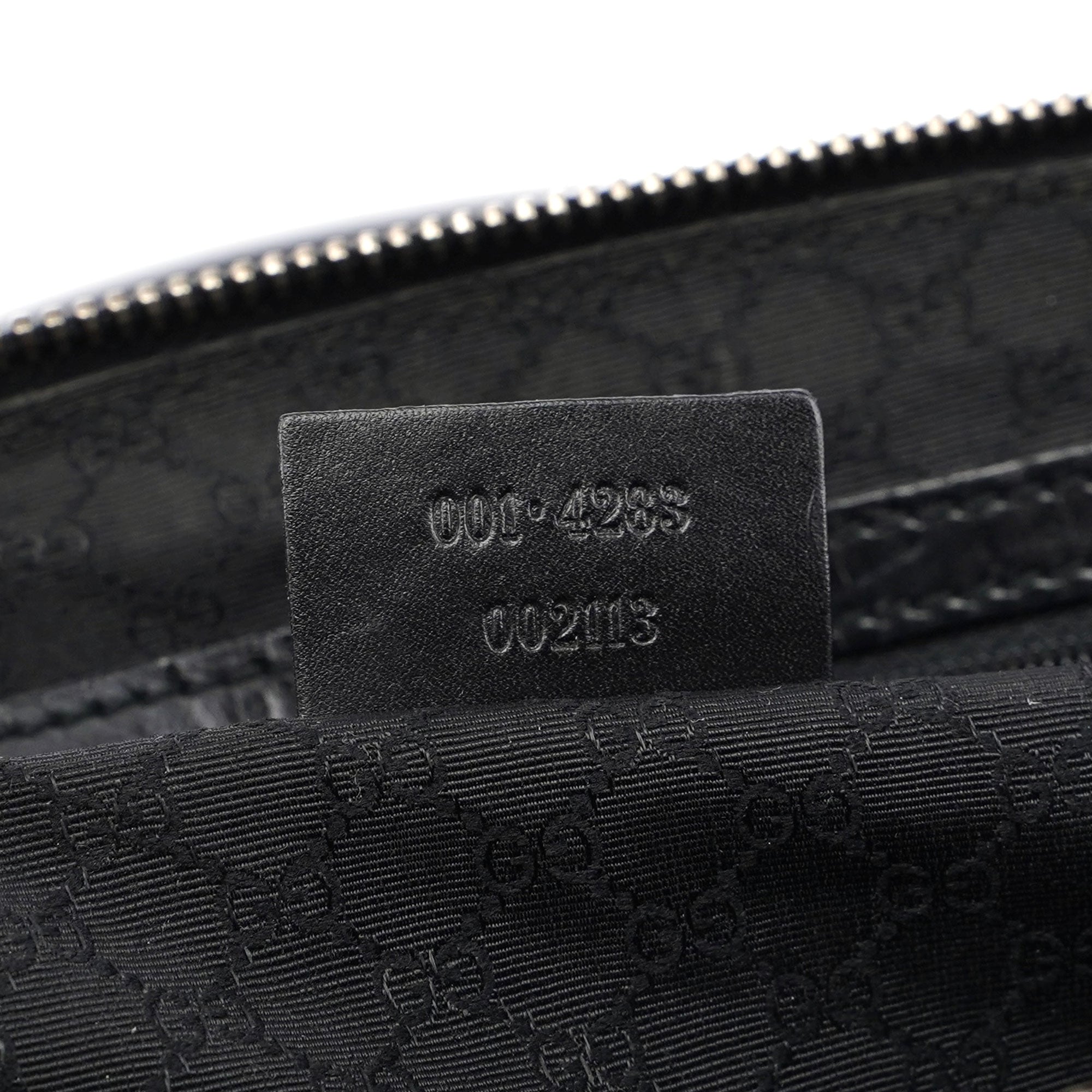 Black Calfskin Stud Tote Bag