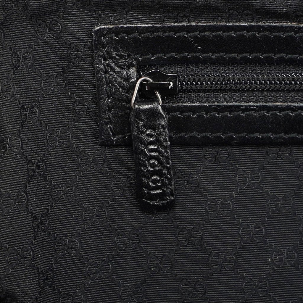 Black Calfskin Stud Tote Bag