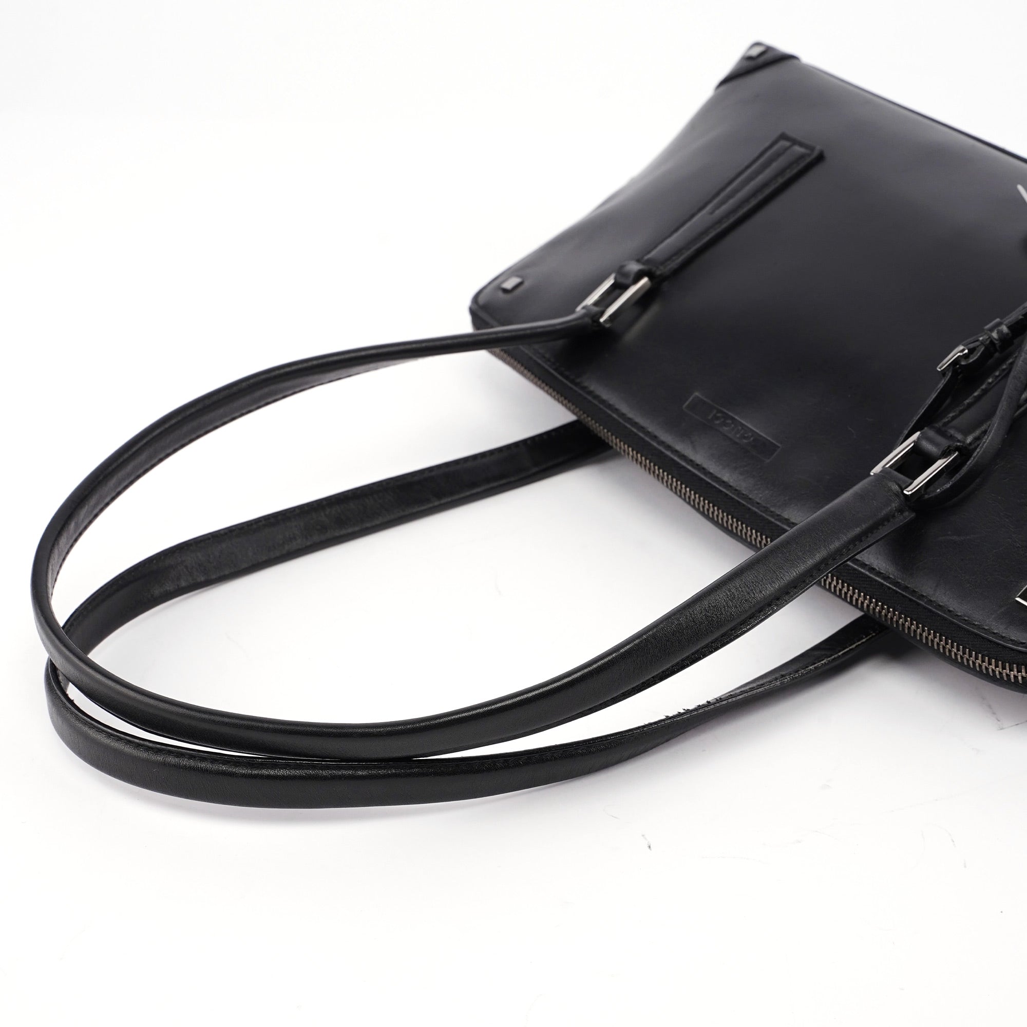 Black Calfskin Studs Tote