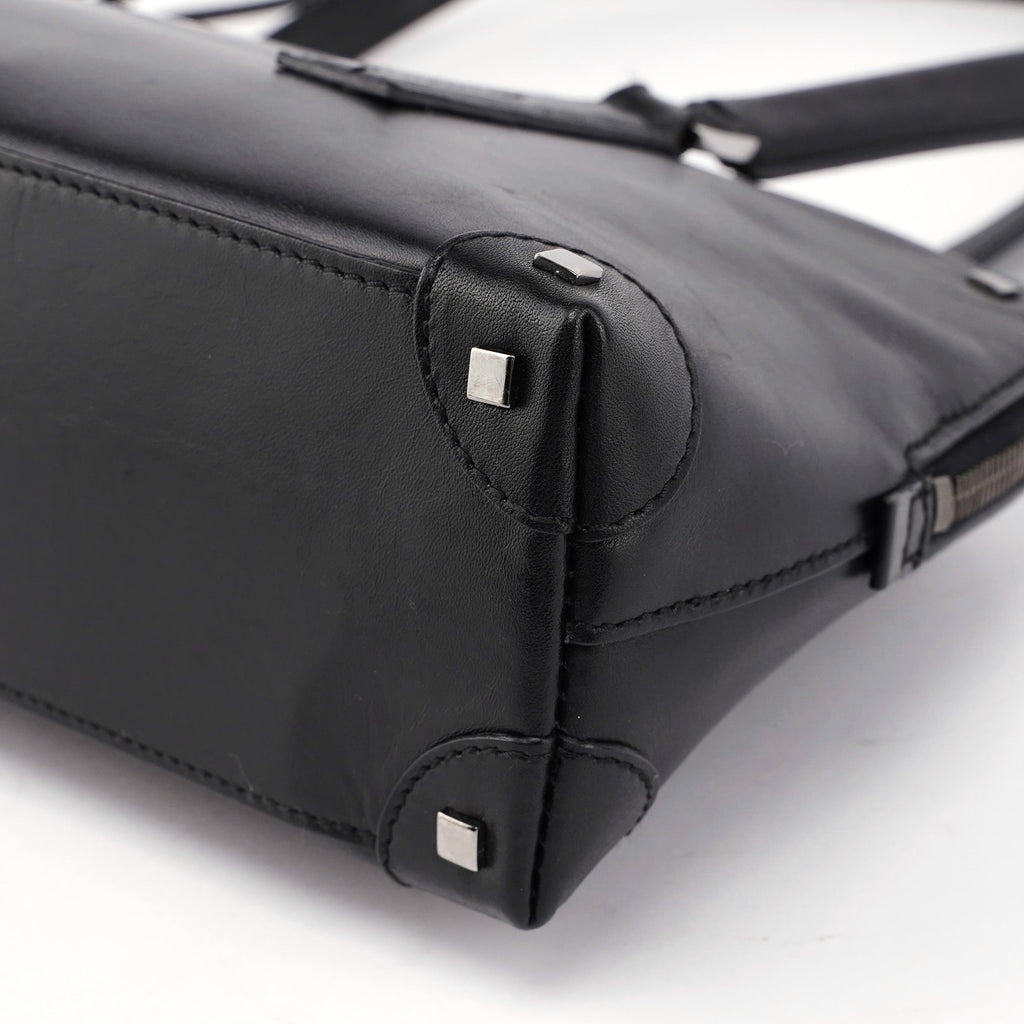 Black Calfskin Studs Tote