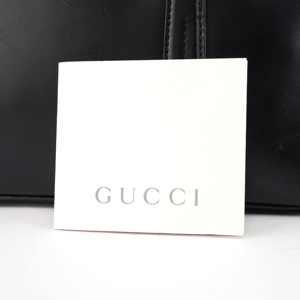 Black Calfskin Studs Tote