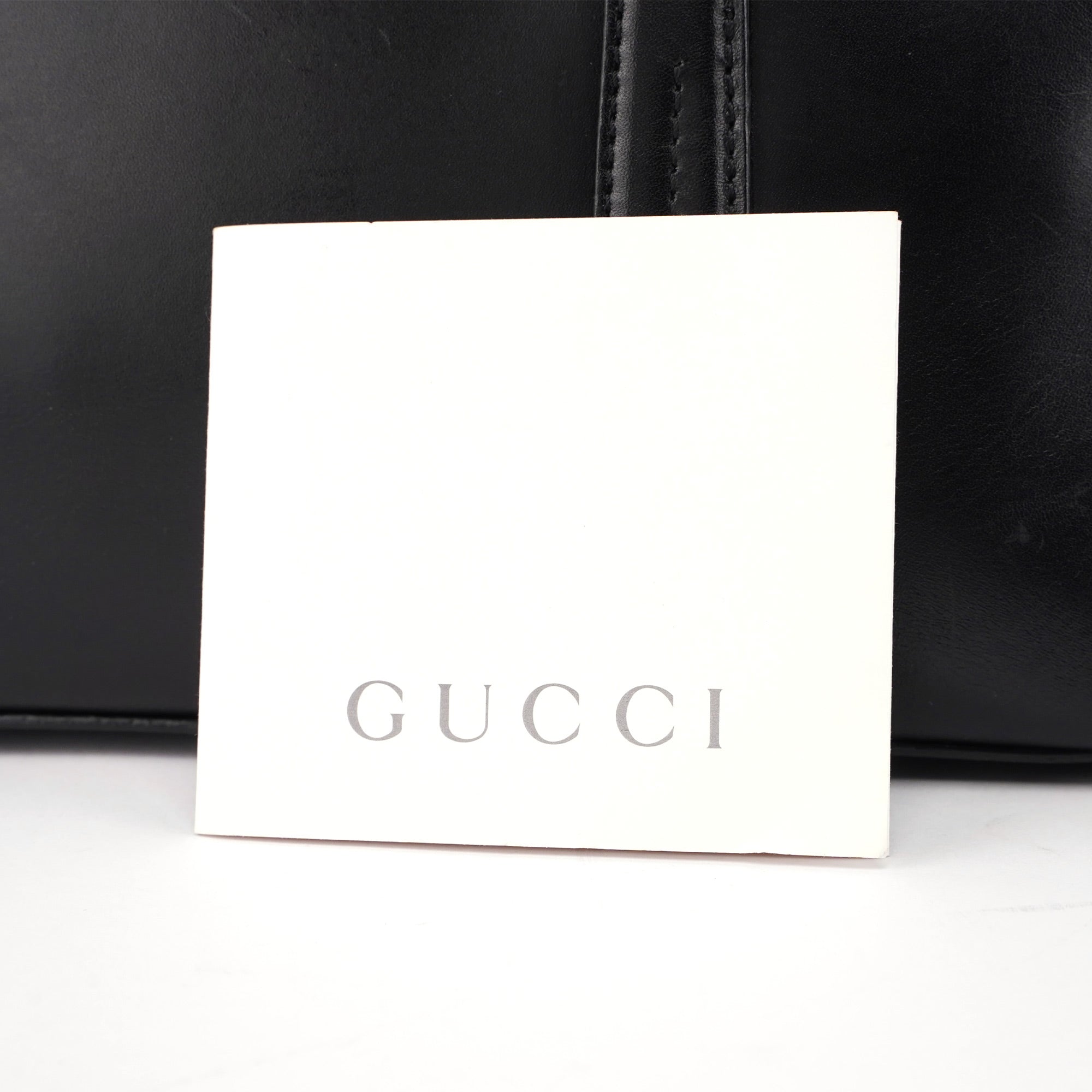 Black Calfskin Studs Tote