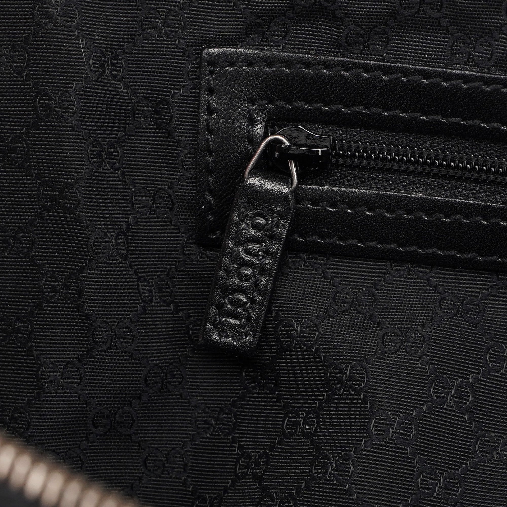Black Calfskin Studs Tote