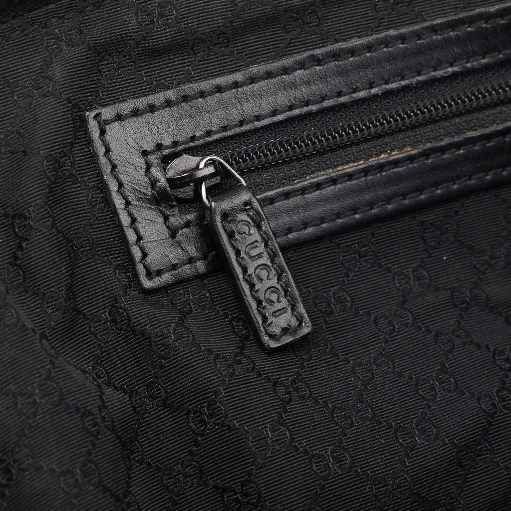 Black Calfskin Studs Tote