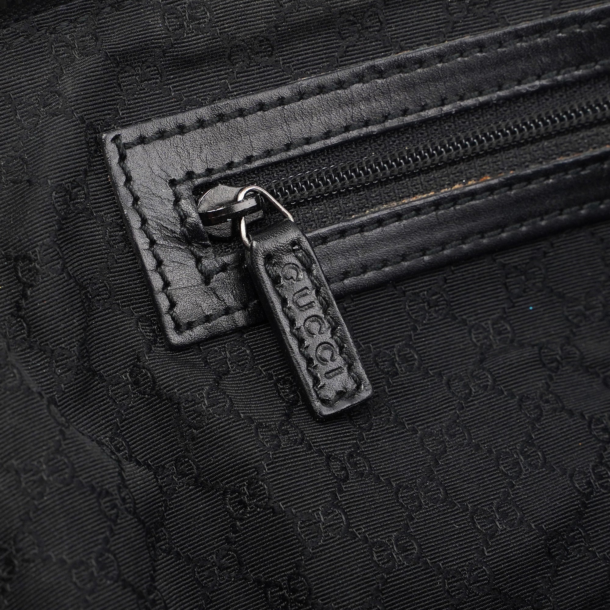 Black Calfskin Studs Tote