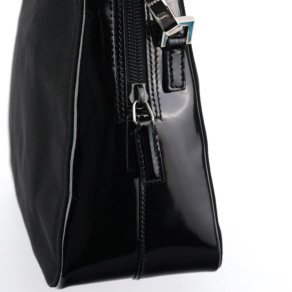 Black Canvas Bamboo 2-Way Tote Bag