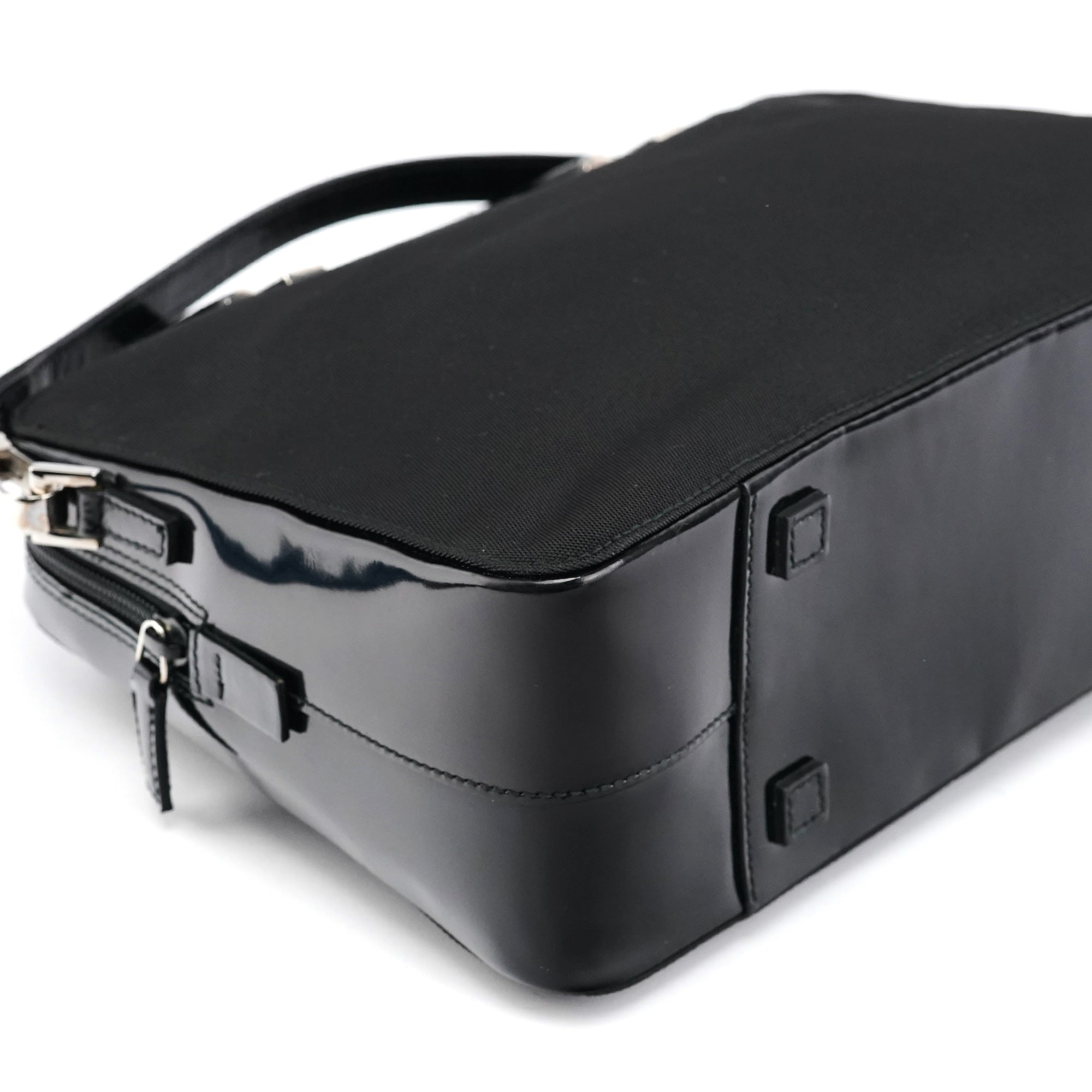 Black Canvas Bamboo 2-Way Tote Bag