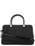 Black Canvas Bamboo 2-Way Tote Bag