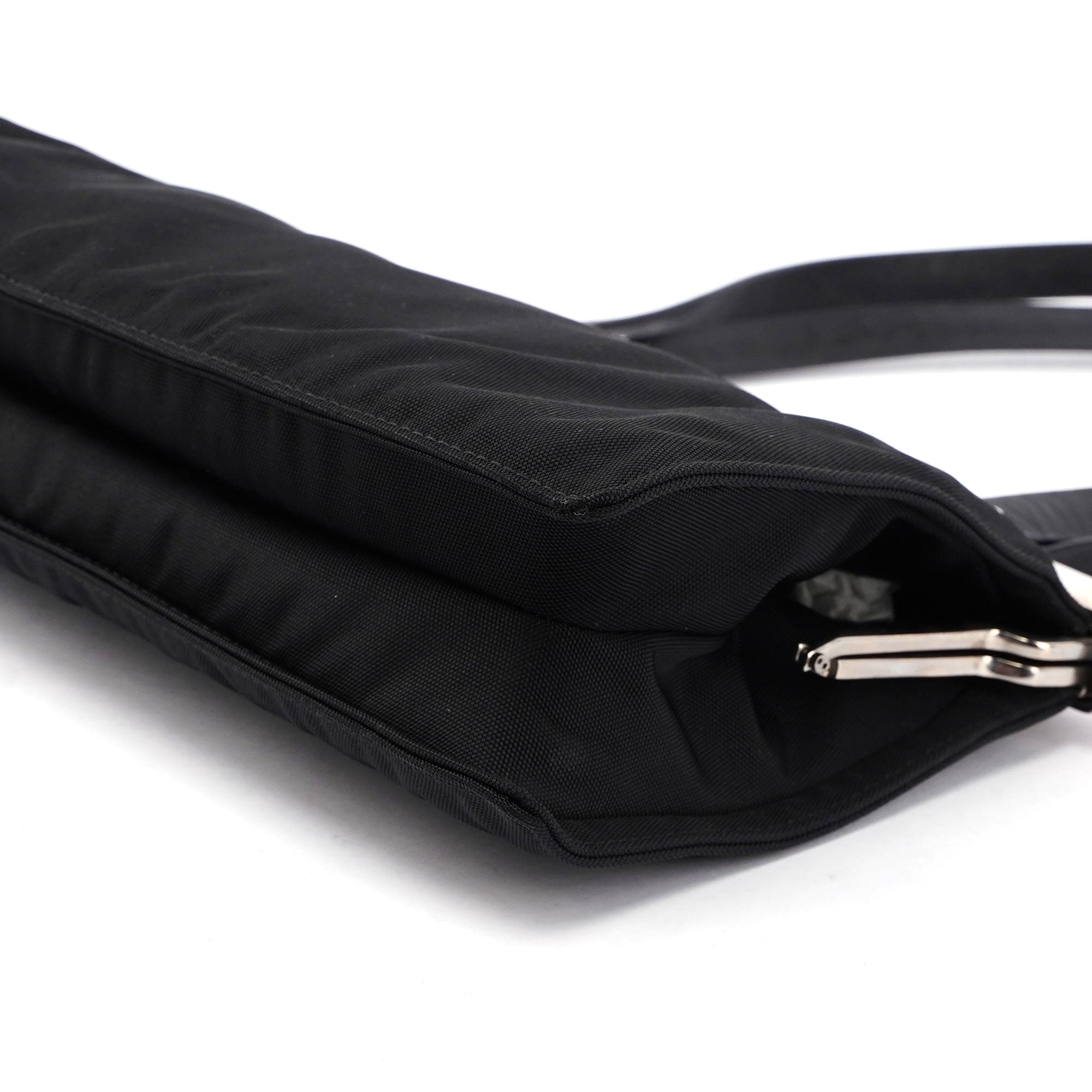 Black Canvas Gold Tote