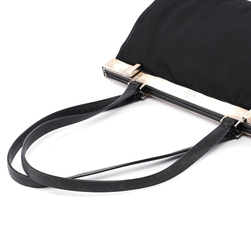 Black Canvas Gold Tote