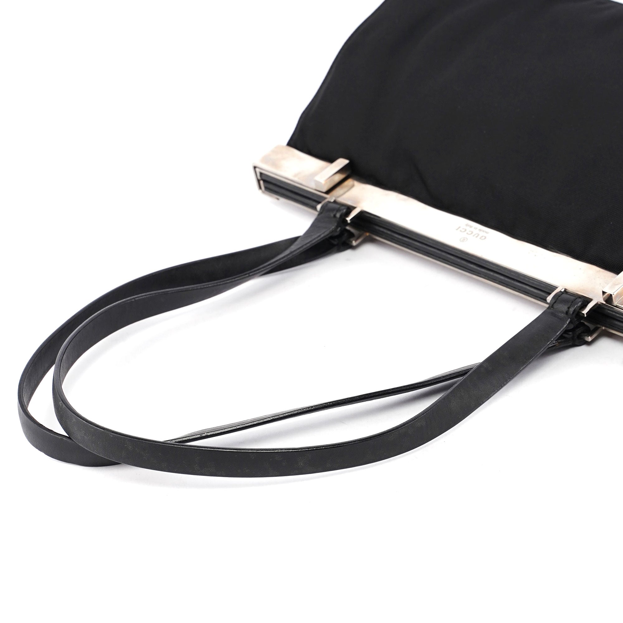 Black Canvas Gold Tote