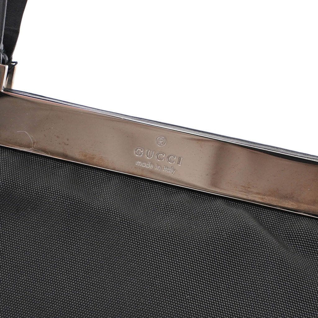 Black Canvas Gold Tote
