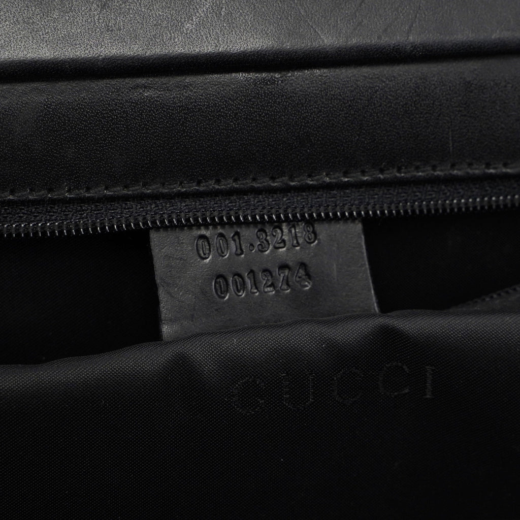 Black Canvas Gold Tote