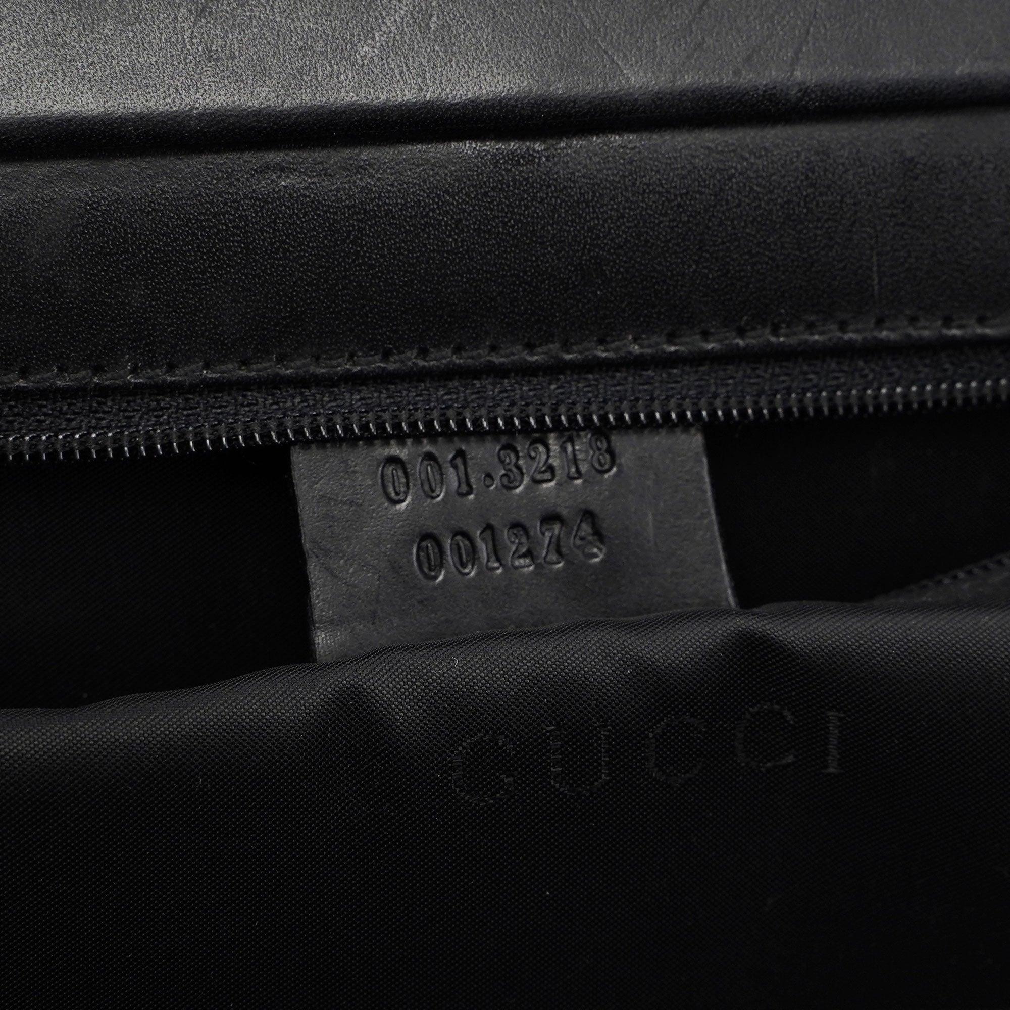 Black Canvas Gold Tote