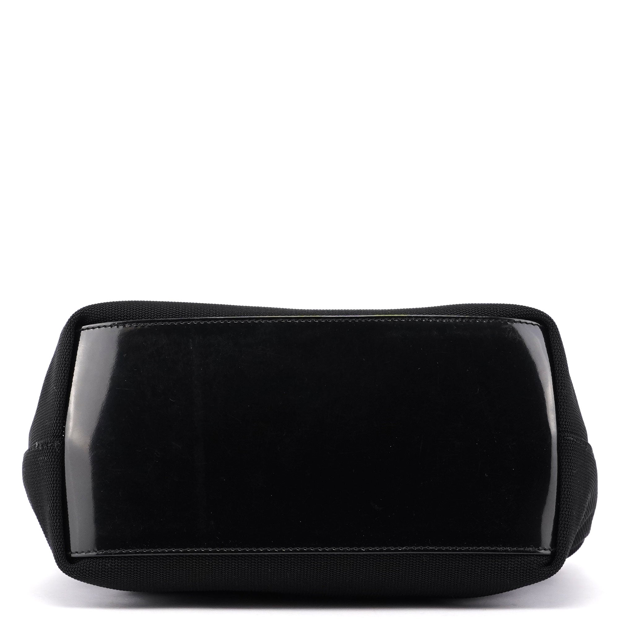 Black Canvas Hobo Shoulder Bag