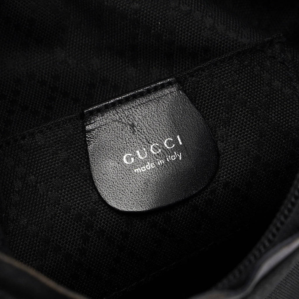 Black Canvas Shoulder Bag