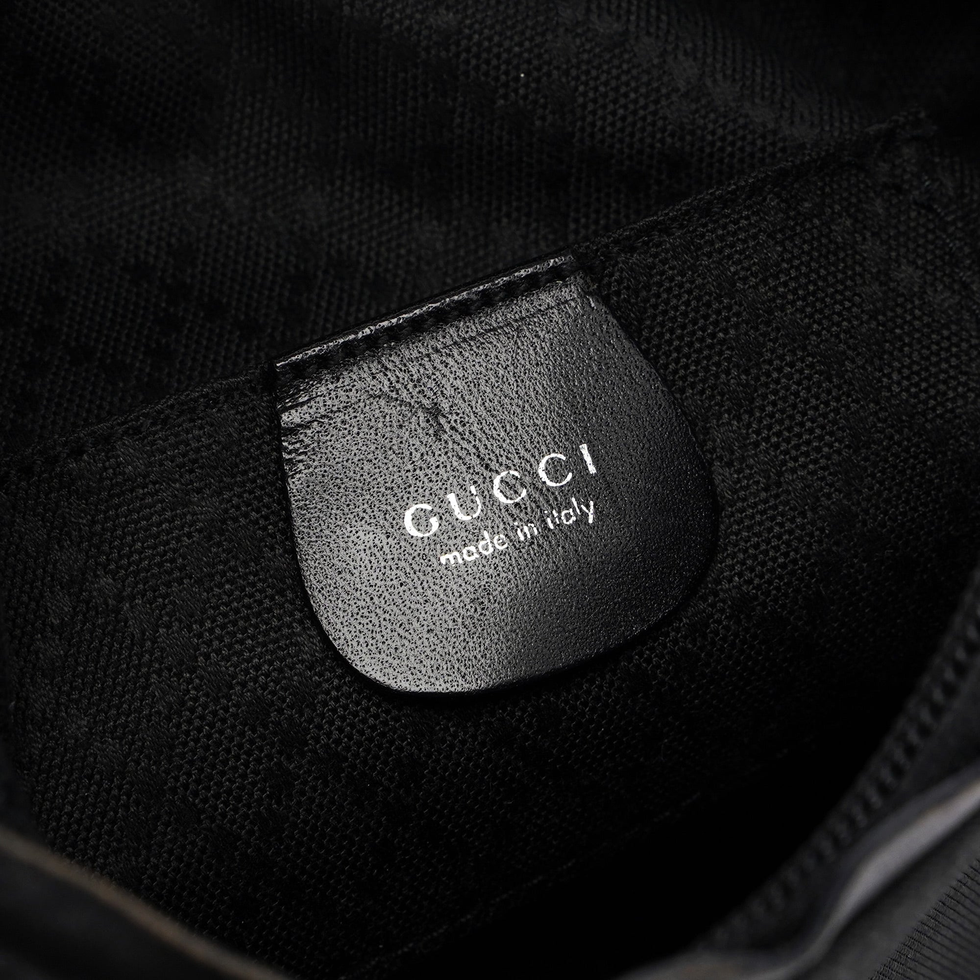 Black Canvas Shoulder Bag