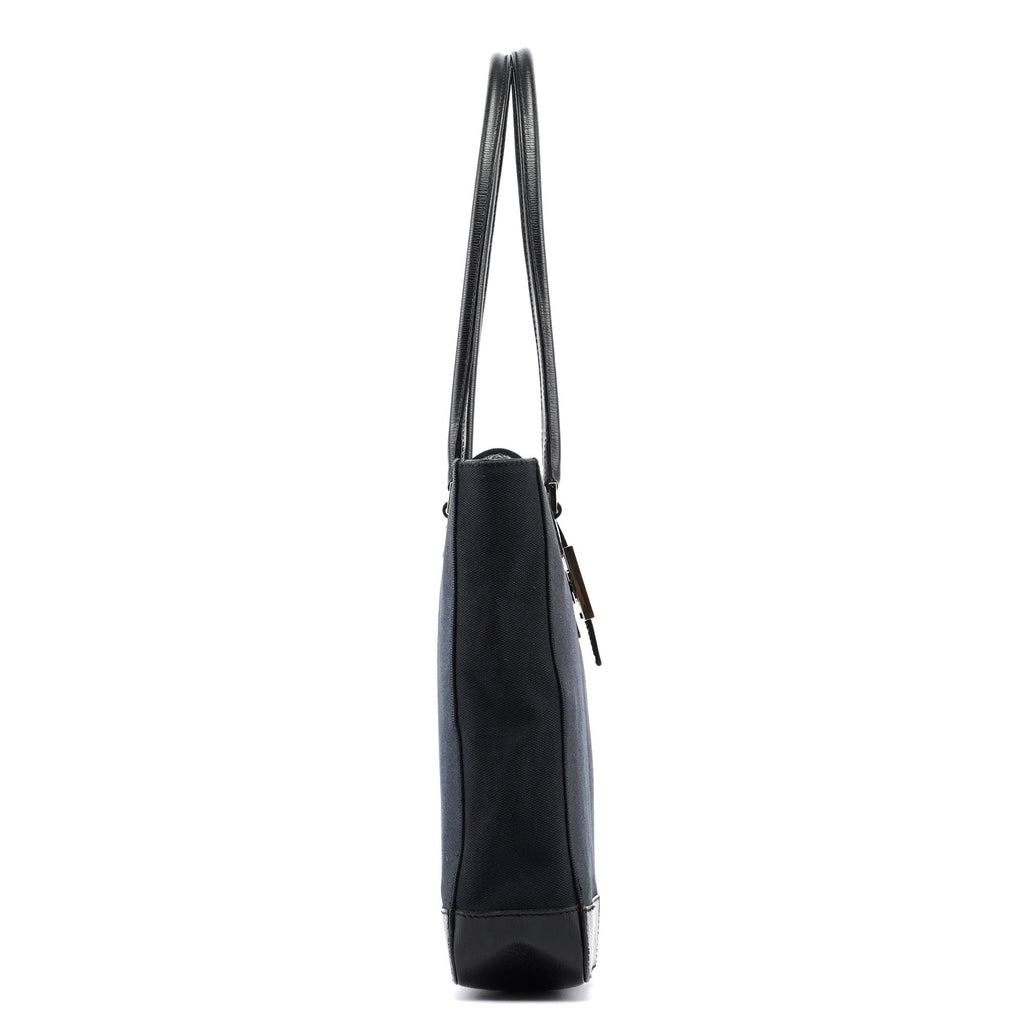 Black Canvas Square G Tote