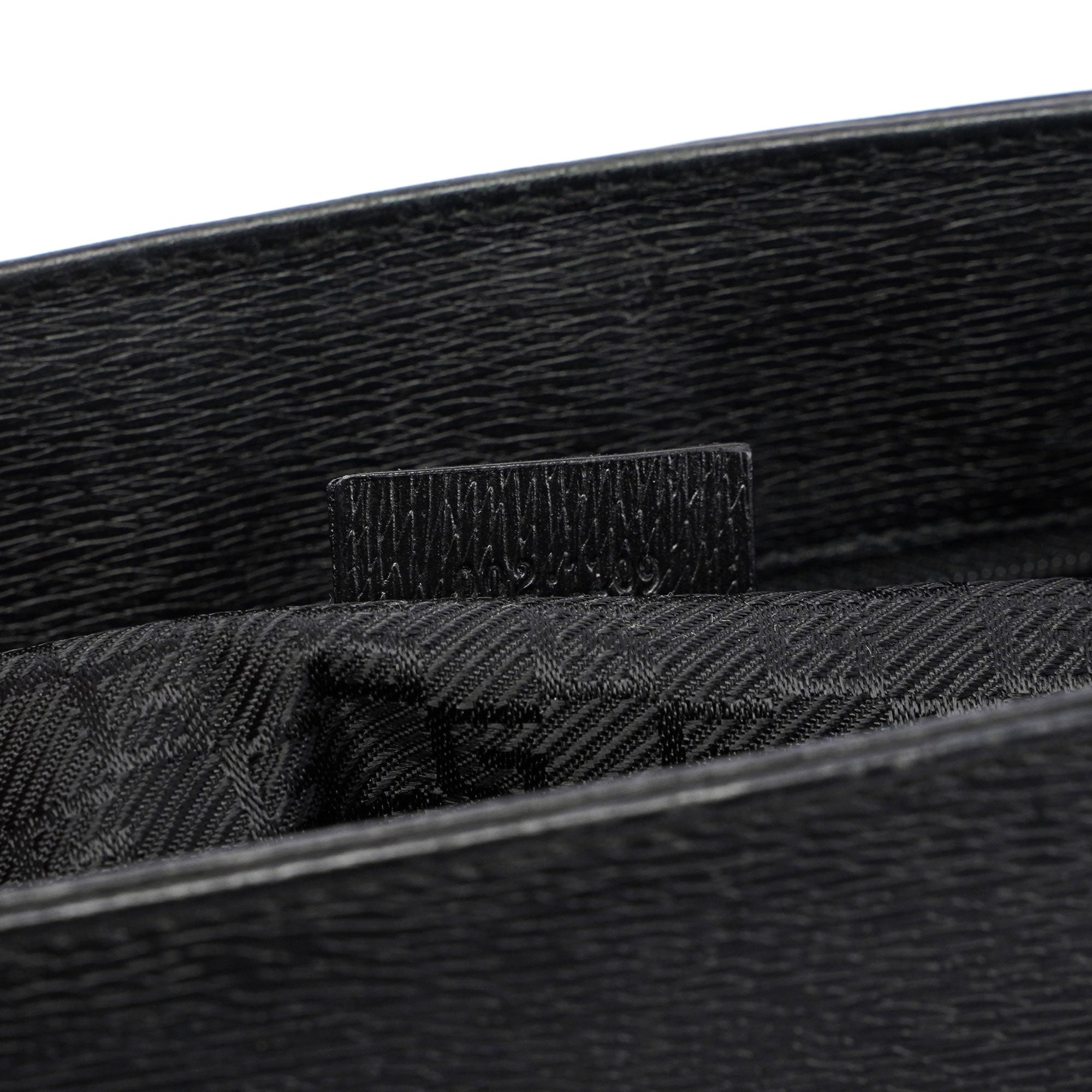 Black Canvas Square G Tote