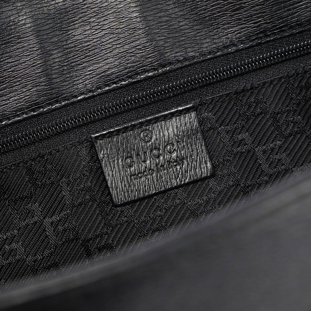 Black Canvas Square G Tote