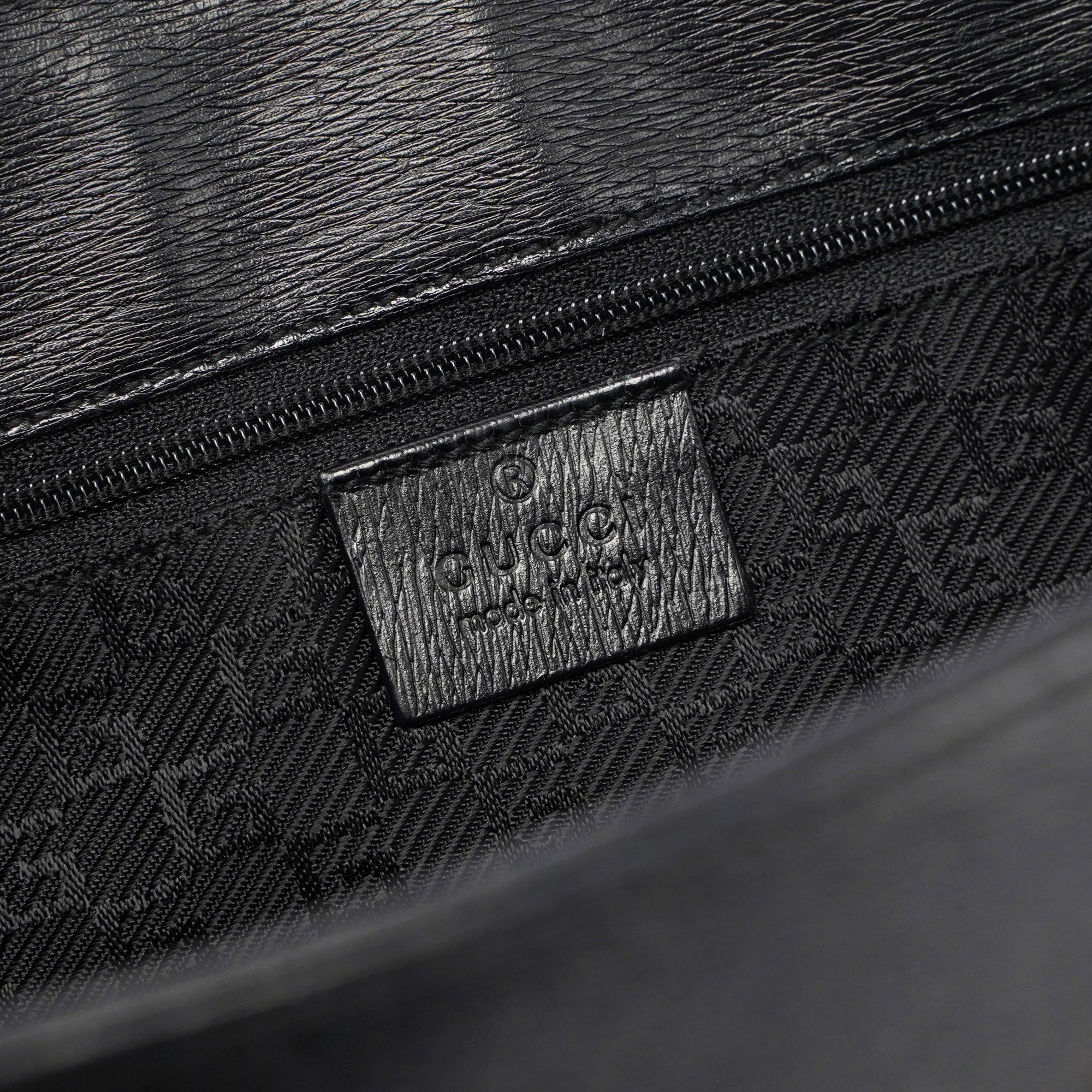 Black Canvas Square G Tote
