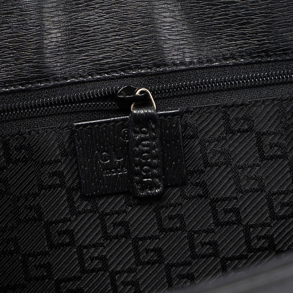 Black Canvas Square G Tote