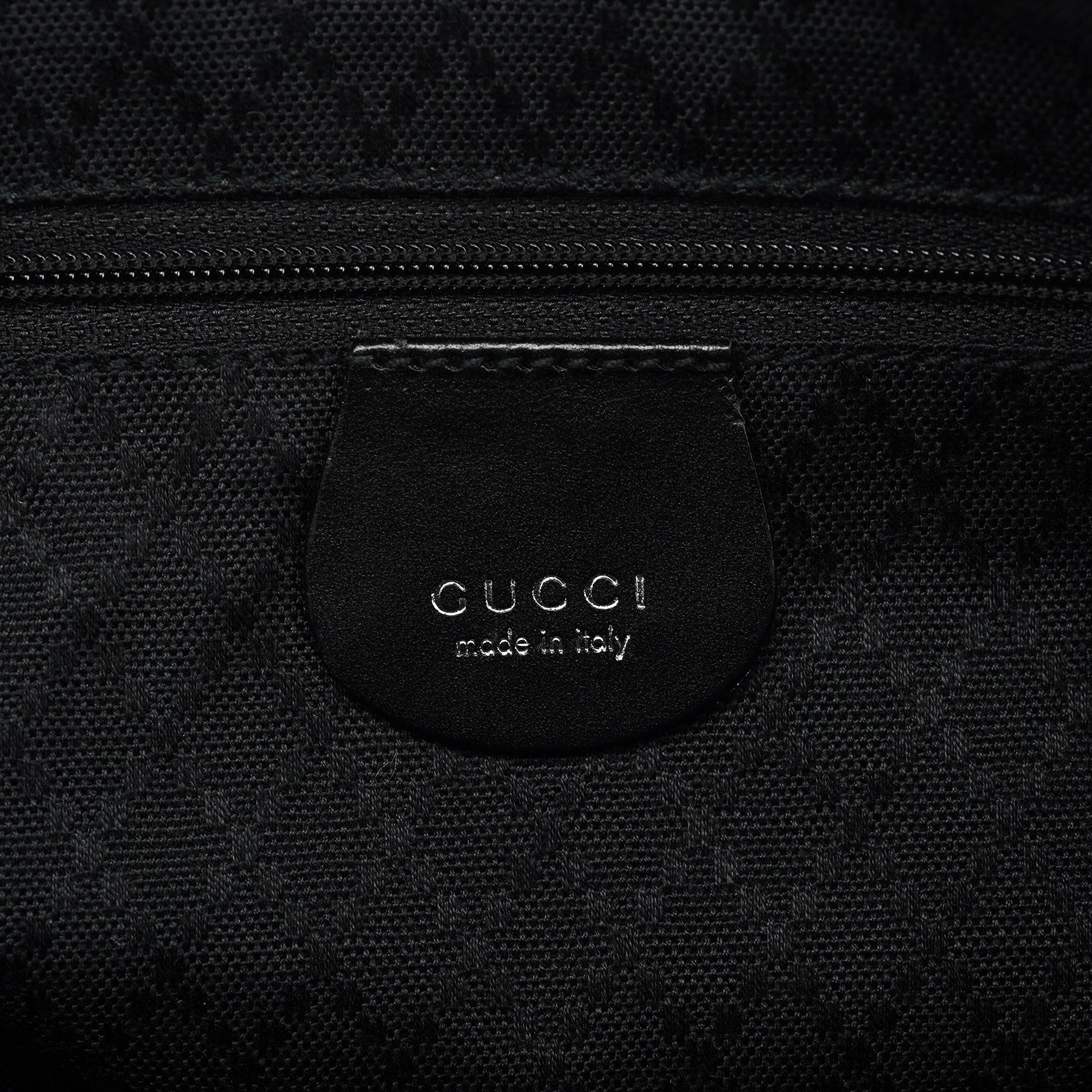 Black Canvas Square G Tote Bag
