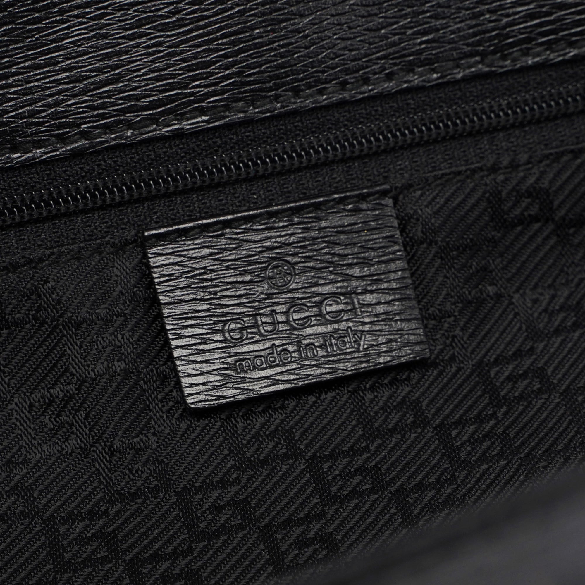Black Canvas Square G Tote Bag